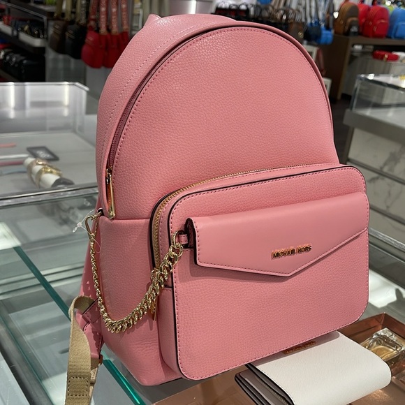 MICHAEL KORS Maisie Medium Pebbled Leather 2-in-1 Backpack
Carnation 
NWT - Picture 9 of 16